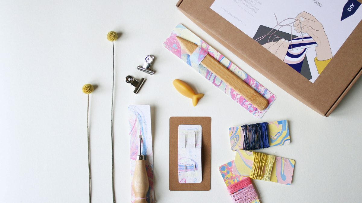 Bundle Diy Bookbinding Kits Indigo Craft Room